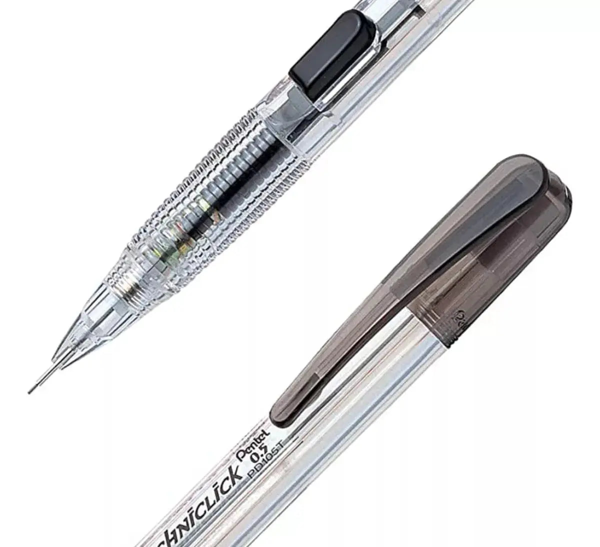 2 Lapicero Portaminas Pentel Techniclick 0.5mm C/borrador - Pentel