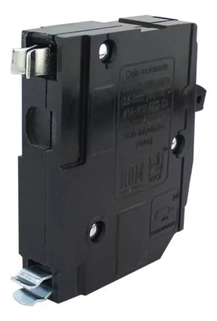 Interruptor 1 Polo Termomagnética 15a Sanelec Disparo Visibl - Sanelec - vista lateral