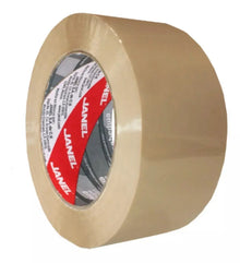 6 Pz Cinta Canela O Transparente Empaque Janel 100 48mmx150m - Janel - uso