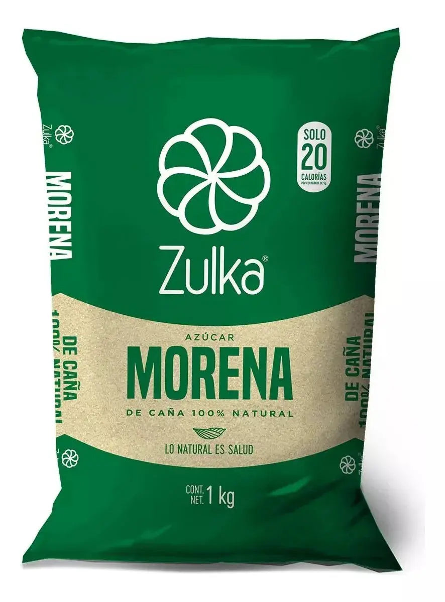 Azucar Morena Zulka 1kg Caña 100% Origen Natural Calidad - KCTS