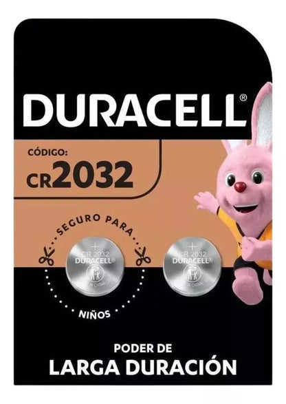 Pack De Pila Cr2032 Duracell Botón De Litio 3v No-recargable - KCTS