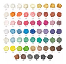 Set 60 Botes Mica Polvo 5g Colores Arteza Multiuso - Coveme - vista lateral