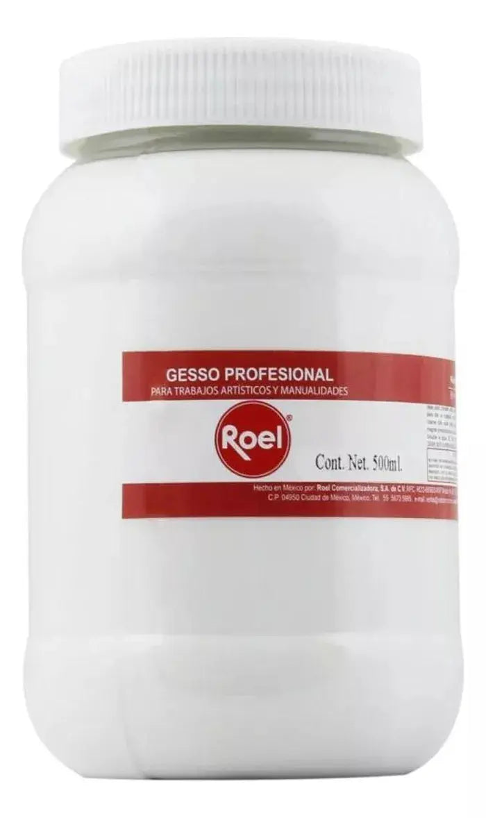 Gesso Blanco Profesional 500ml Roel Base Color - Roel