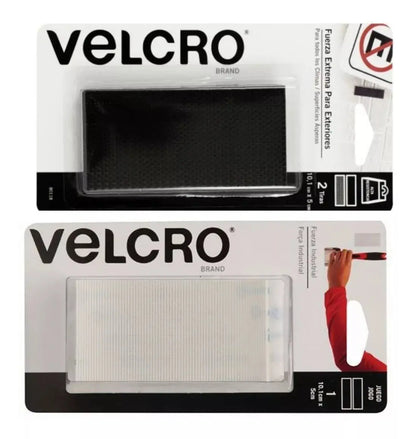 Set Tira Sujetadora Fijación Extrema Velcro Uso Rudo Blanca - Velcro - empaque