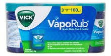 Pack 3 Piezas Ungüento Vick Vaporub De 100 G Resfriado - P&amp;G - vista lateral