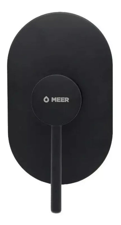 Mezcladora Monomando Regadera Meer Color Negro Mate - CNX