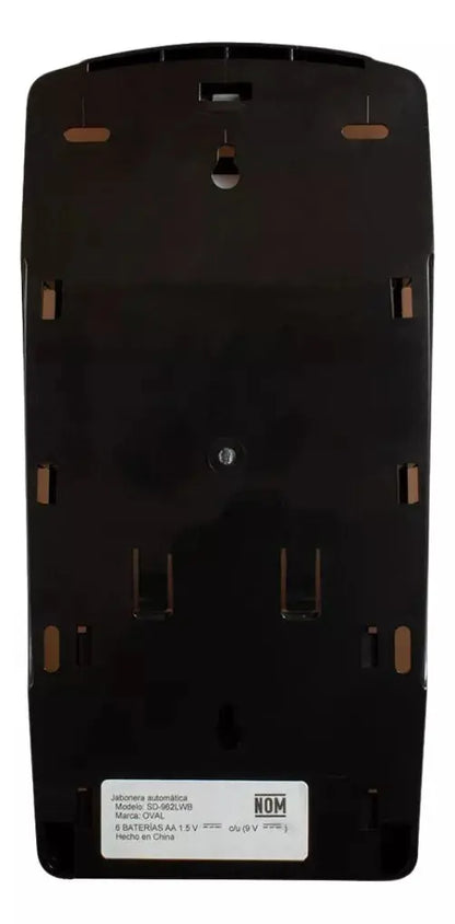 Jabonera Automatica Oval 1 Litro Color Blanco Dispensador - Oval - vista lateral
