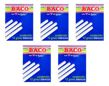 5 Cajas Gises Blancos Moldeados Baco 12 Piezas C/u - Baco