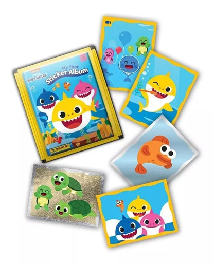 Baby Shark Album + 4 Sobres Panini Estampas Coleccionables - Panini - vista trasera