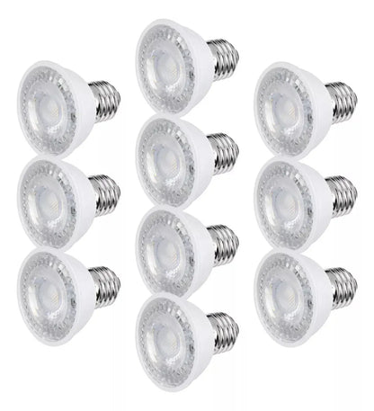 Foco Led Aksi E27 55w 7w Luz Blanca 127v Pack10 - Aksi - vista lateral