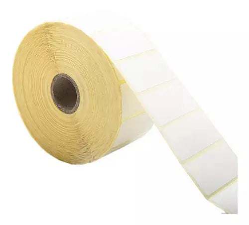 4 Rollos Etiquetas Papel Termico Adhes 2580 X Rollo Adhesivas - ADHES - vista trasera