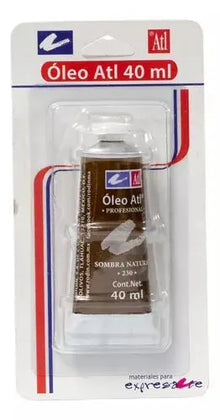 Oleo Atl T-14 Tubo Blister Pintura Arte Colores A Escoger Color Sombra Natural No 230 - atl
