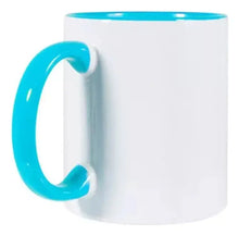 Taza Blanca Color Make 11oz Sublimacion Interior de Colores 36 Piezas Elegir Modelo Rojo - ColorMake