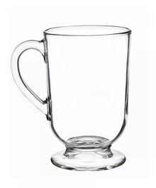 Set 6 Tazas Café Te Asa 300ml Vidrio Capuccino Latte - Vittori - empaque