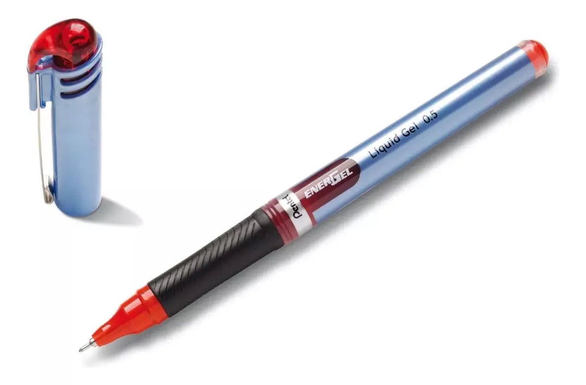 3 Bolígrafos Pentel Energel Tinta Gel Líquida 0.5mm Colores - Pentel - empaque