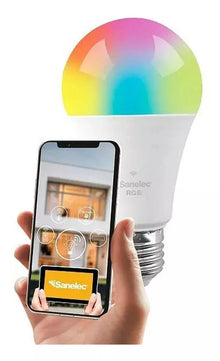 Foco Inteligente Led Sanelec Rgb 10w Wifi Modelo 1320 - Sanelec