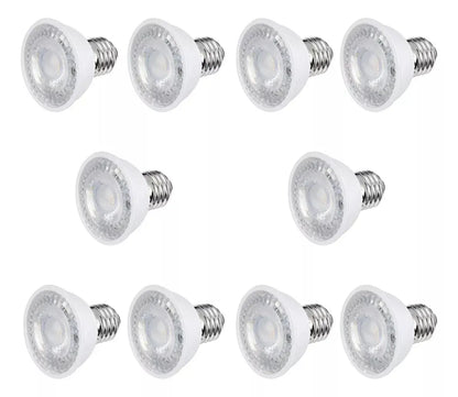 Foco Led Dicroico Aksi E27 55w 7w Luz Cálida 127v Pack10 - Aksi - vista lateral