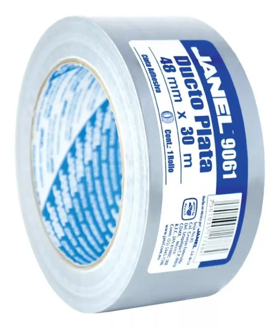 Cinta Adhesiva Ducto Plata Selladora 9061 48mm X 50m Janel - Janel - uso