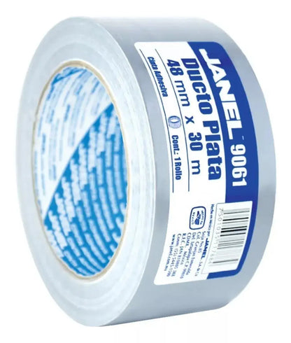 Cinta Adhesiva Ducto Plata Selladora 9061 48mm X 50m Janel - Janel - uso
