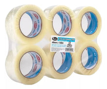 Pack 6 Cinta Empaque Transparente Tuck Adhesiva 48mm X 150m - Tuck