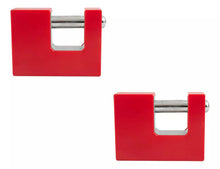 2 Candados Hierro Cortina 80mm Dogotuls Forro Plástico - Dogotuls