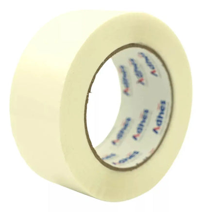 1 Rollo Cinta Empaque 48mm X 150m Adhes Colores Varios Blanco - ADHES