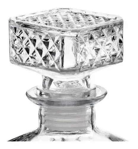 Juego 2 Licoreras Rodas Vidrio Cristal Resistente Vino 500ml - Vittori - detalle