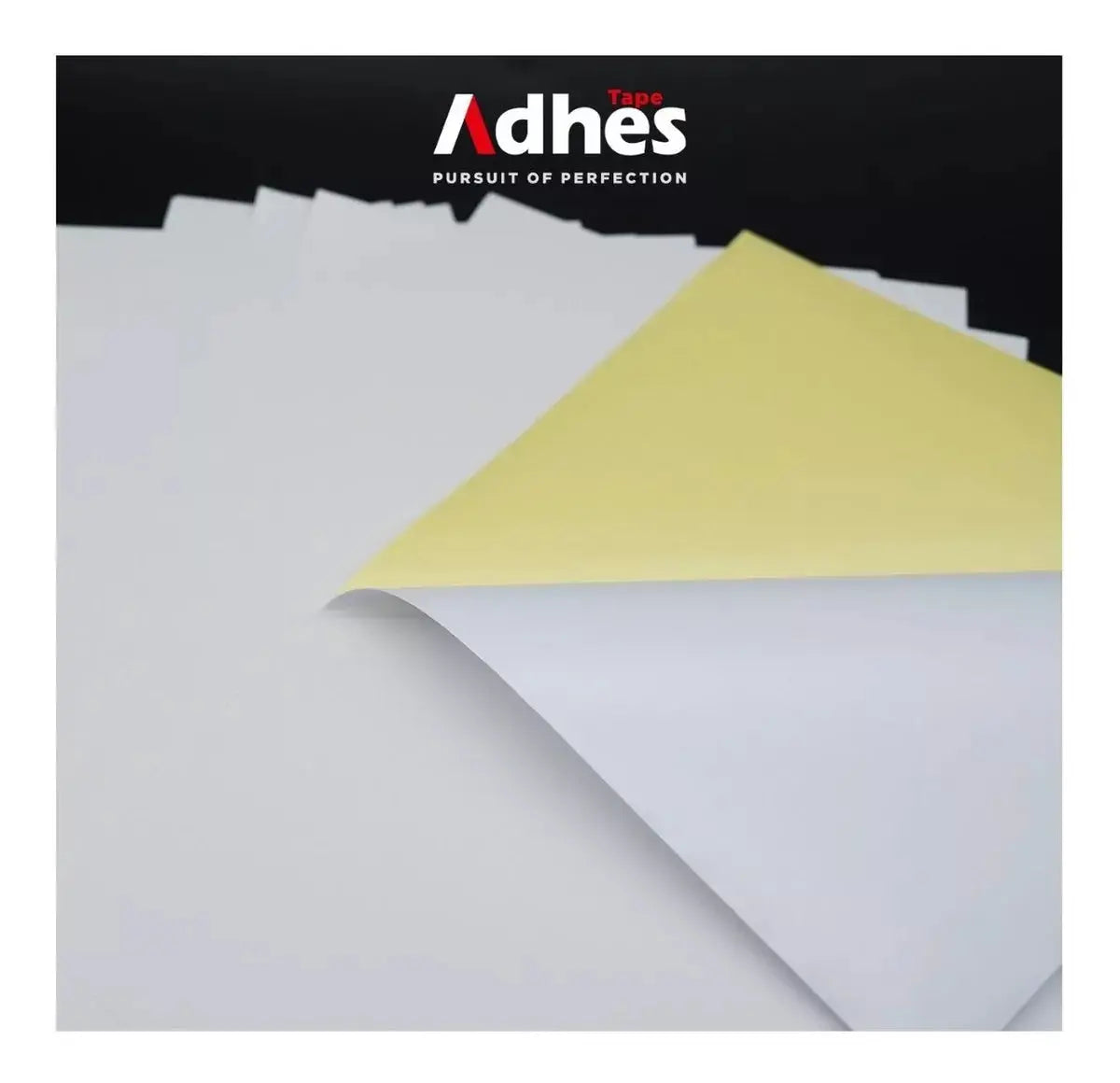 Papel Adhesivo Para Impresión Adhes Blanco Térmico 25 Hojas - ADHES - vista lateral