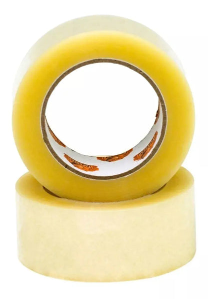 1pz Cinta Empaque Amarilla Embalaje Tapebear Rollo 48mmx150m - TapeBear - vista lateral
