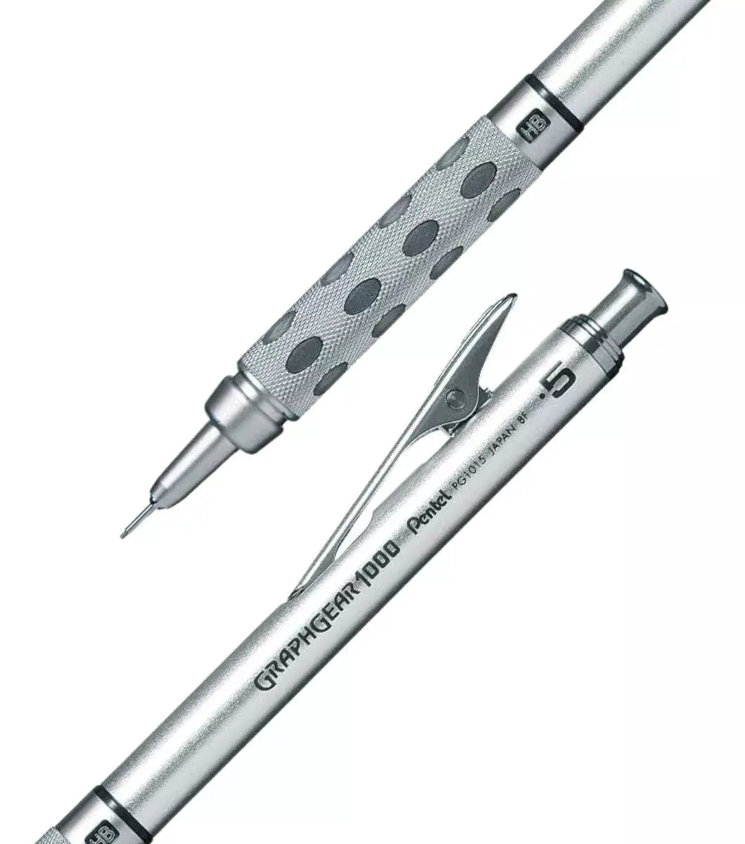 Lapicero Profesional Pentel Graphgear Plata Dibujo 0.5mm - Pentel - detalle