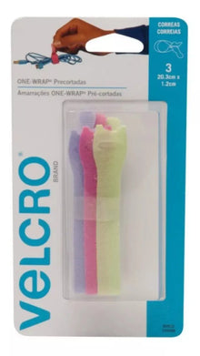 3pz Cinta Organizadora Cables Velcro® Tiras Sujeción Colores - Velcro - accesorios