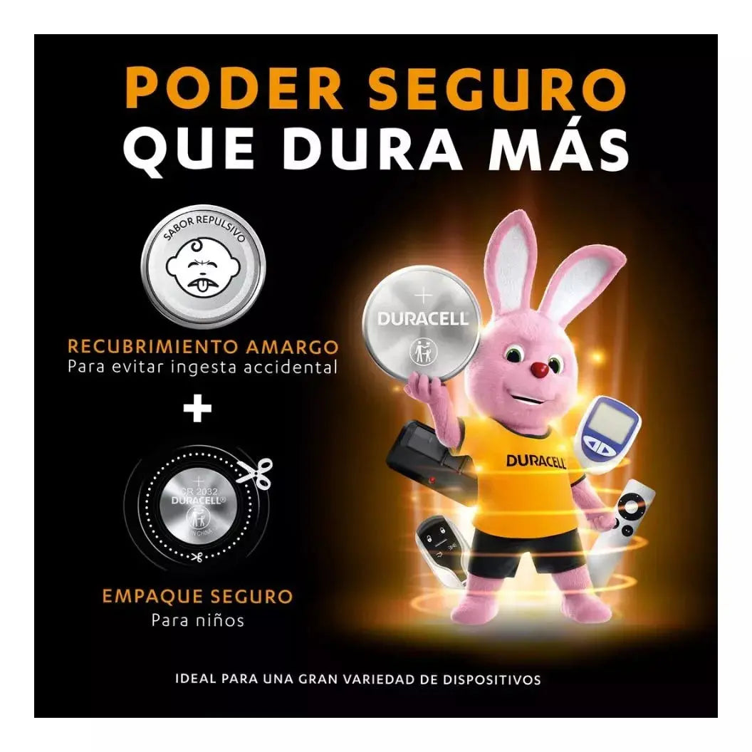 Pack Pila Cr2025 Duracell Tipo Moneda 3v Litio No-recargable - KCTS