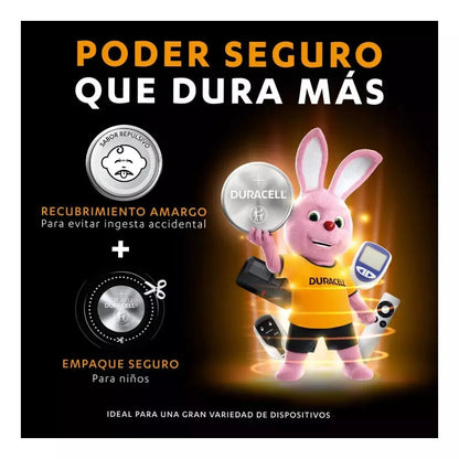 Pack Pila Cr2025 Duracell Tipo Moneda 3v Litio No-recargable - KCTS