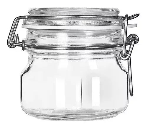 Juego 6 Frascos Hermeticos Contenedores Tapa Clip 500 Ml - Vittori - empaque