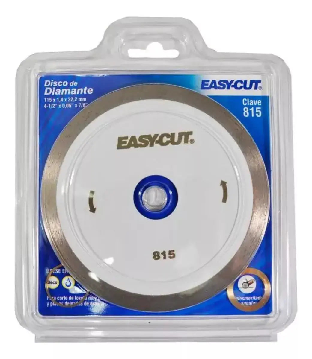 Disco Diamante Corte Fino 815 Austrodiam 4-1/2'' Grano Fino - Austrodiam - vista lateral