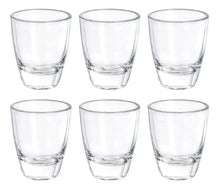 6 Pack Vaso Tequilero Shot Mezcal Vidrio Cristal Bala - Vittori - vista lateral