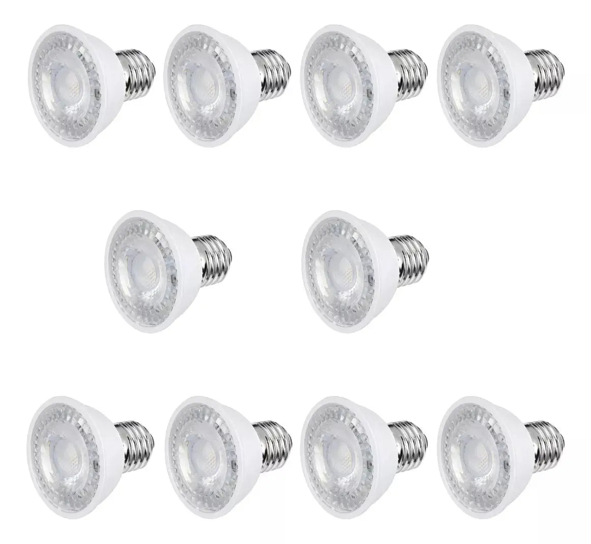 Pack De 10 Focos Led Aksi 5w Luz Cálida Base E27 - Aksi