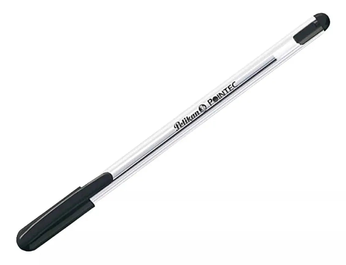 2 Marcadores Cera Rojo + Boligrafo Pointec Negro Pelikan - Pelikan