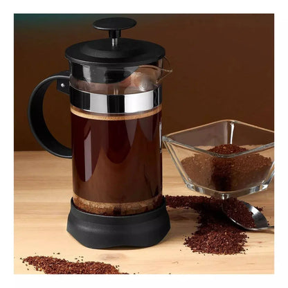 6 Pzs Cafetera Prensa Francesa 350ml Vidrio Embolo Cafe Te - Drink Lab - uso