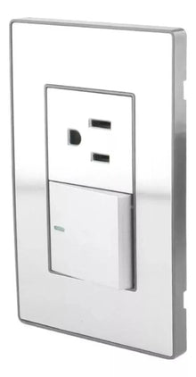 Placa Cordoba Apagador C/contacto Sanelec Inoxidable 4632 - Sanelec