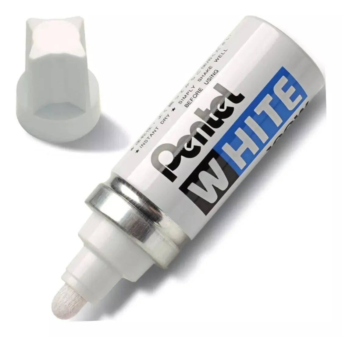 Marcador Permanente Pentel Blanco White 100w Uso Industrial - Pentel - empaque
