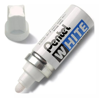 Marcador Permanente Pentel Blanco White 100w Uso Industrial - Pentel - empaque