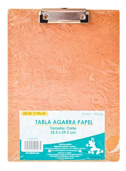 Tabla Agarra Papel Dietrix 9148 Tamaño Carta Madera - Dietrix - vista lateral