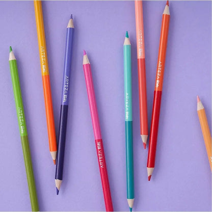 50 Lapices Color Doble Punta 100 Colores Arteza Duales Niños - Coveme - accesorios