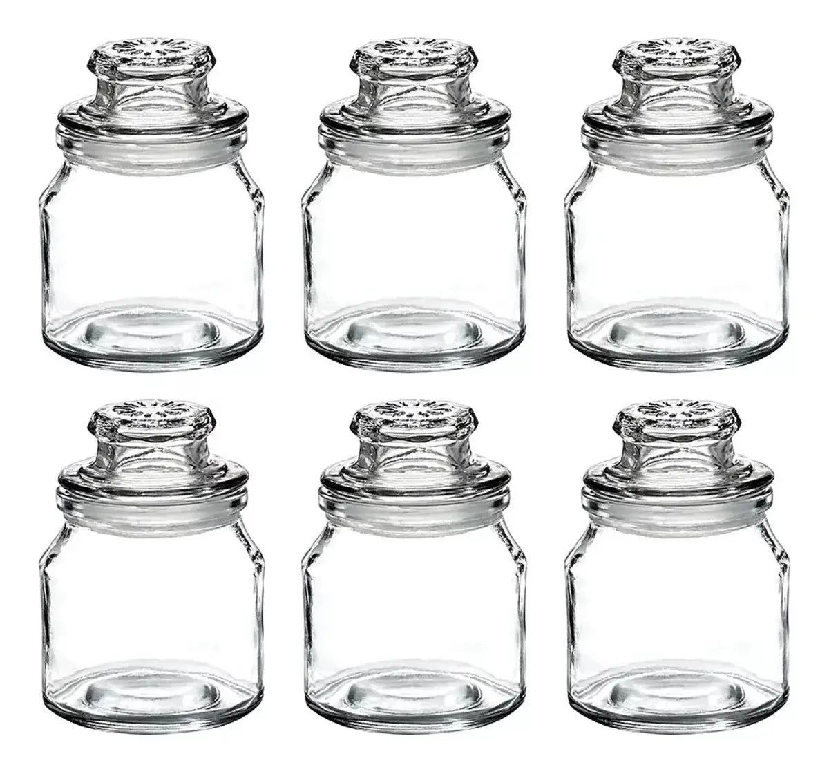 6 Pack Brocalito Vidrio 150ml Recuerdo Dulcero Bodas Bautizo - Vittori - empaque