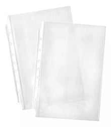 25 Protector Hojas Avery Semi Transparente Cristalino Grueso - Avery - vista trasera