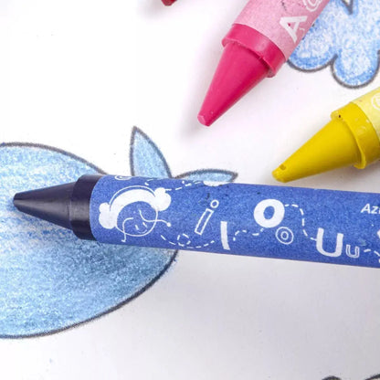 28 Crayones Redondos Cera Jumbo Bote Pelicrayones Pelikan - Pelikan - empaque