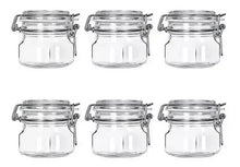 Juego 6 Frascos Hermeticos Contenedores Tapa Clip 500 Ml - Vittori - detalle