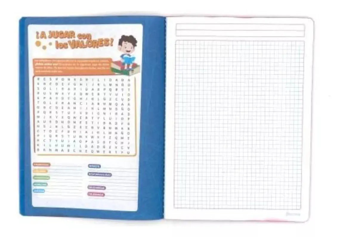 Cuaderno College 100 Hj Norma Color 360 Cosido Cuadro Chico - Norma - empaque