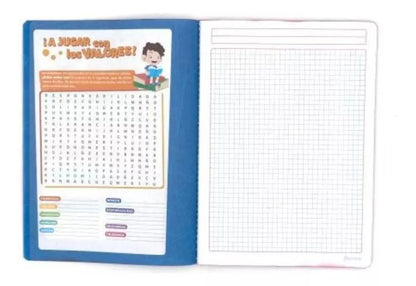 Cuaderno College 100 Hj Norma Color 360 Cosido Cuadro Chico - Norma - empaque